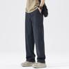 Pantaloni largi casual cu talie elastică pentru bărbați, vară, lyocell moale respirabil, pantaloni drepți