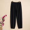 Women's Harem Pants, Elastic Waist Loose Casual Lantern Trousers (One Size)