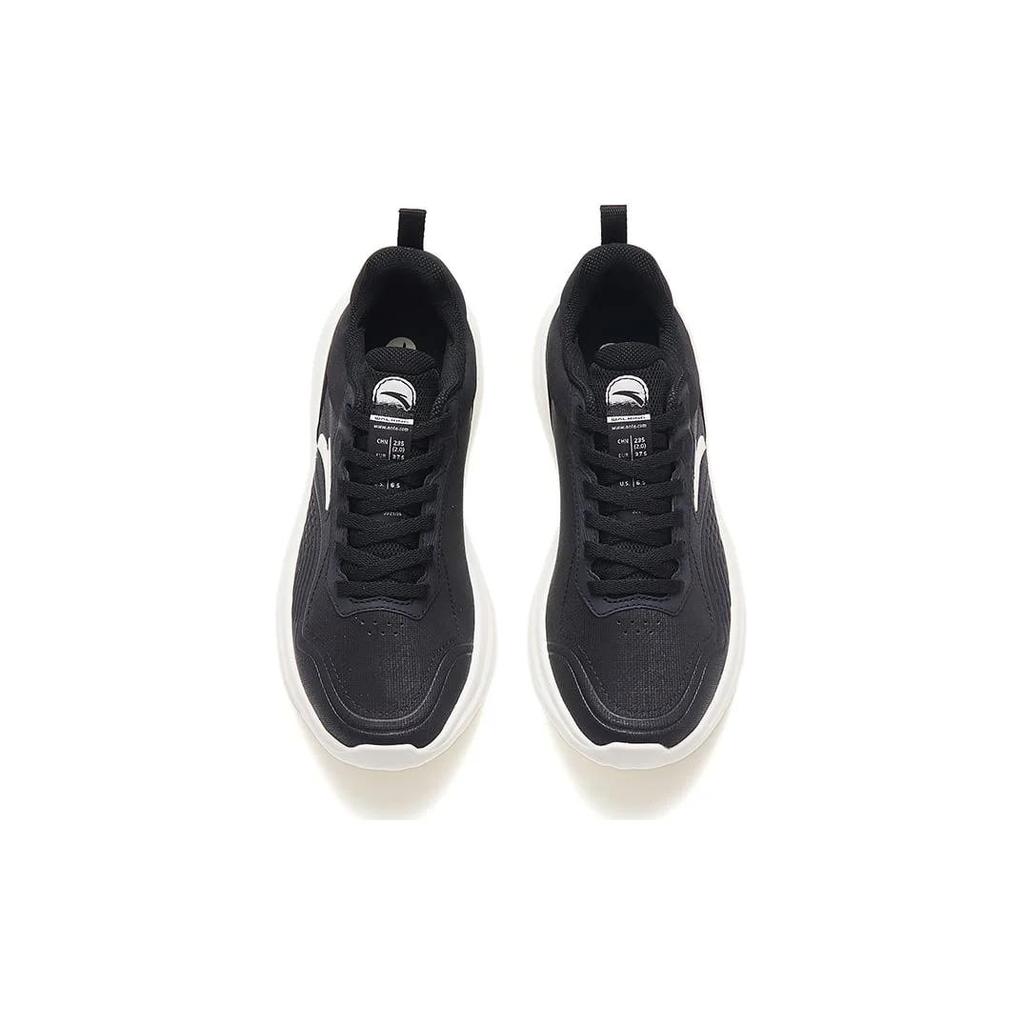 New Anta Cushioning Coverage Low Top Training Shoes Women's Black 122337793-4