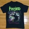 CAMICIA I SEE STARS Tour Nero Manica Corta Taglia Completa BL528 T-Shirt Unisex