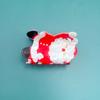 Acrylic Red Cap Claw Clip Cartoon Snowman Hairpin Personalized Christmas Hair Claw  Woman