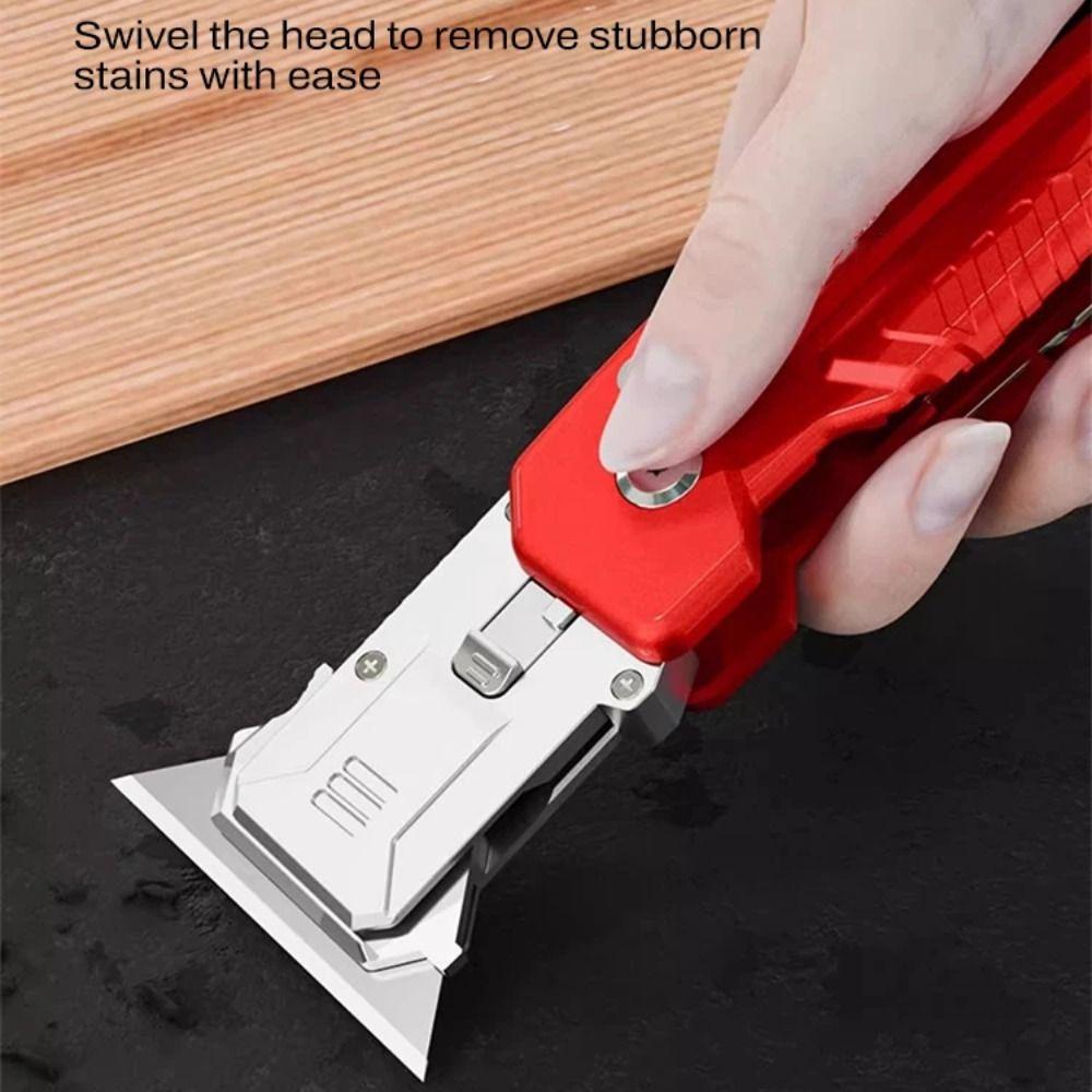 Spatola Multiuso Coltello Multiuso Manuale Blocco di Sicurezza Strumento per la Rimozione della Colla da Cucito Coltello per Incollare Pulizia