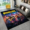 Tappeto Gioco Gamer R-Robloxs a Fumetti per Stanza dei Giochi, Camera da Letto, Soggiorno, Divano, Decorazione Casa, Tappeto per Area Bambini, Tappetino Antiscivolo