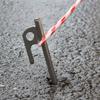 Outdoor Campings Stake Campings Anchors Peg Stainless steels Tent Stake Replacement Yard Lawns Peg with Luminously Rings