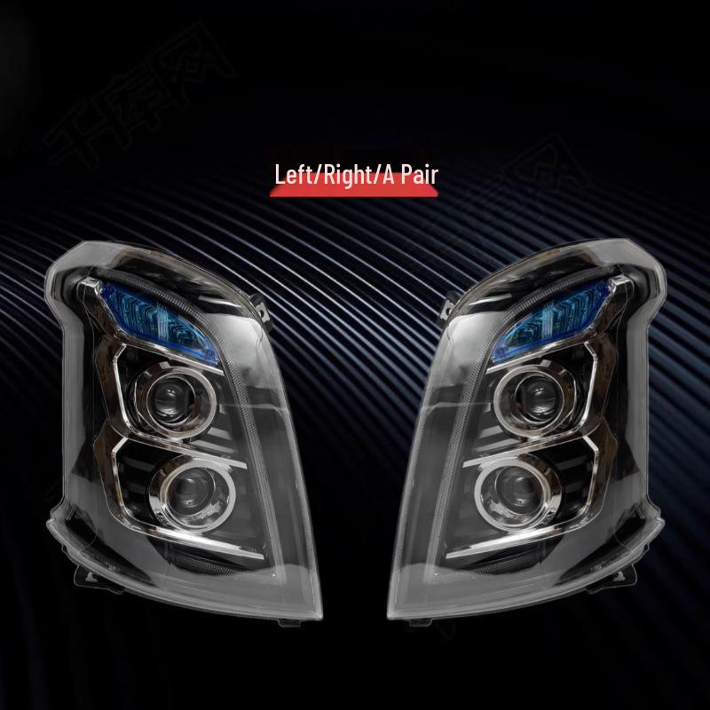 Chenglong H7 and Dongfeng Liuzhou H5 LED Headlight Assembly for Balong M3 Accessories Modification
