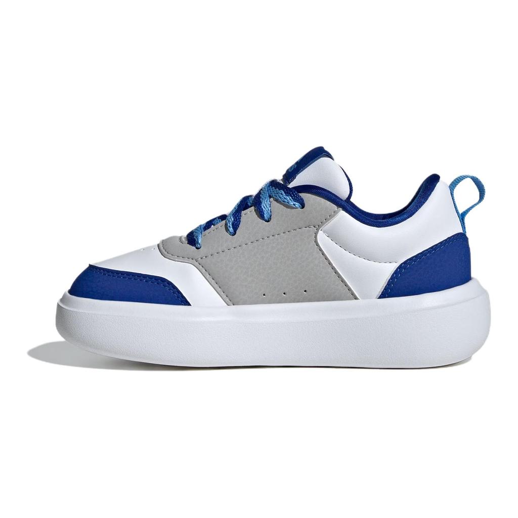 Adidas Park St Synthetic Leather Anti-Kick Wear-Resistant Low-Top Kids Skate Shoes Kids Skate Shoes Blue White Gray ID7930
