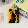 New Japanese Anime Cartoon Passport Holder Cover Women Men Travel Essentials Passport Wallet Air Ticket Credit Card Holder Case