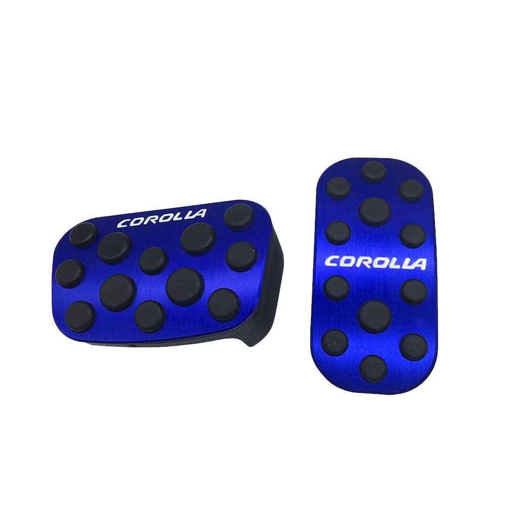 Boyous Toyota Corolla 210 Series Aluminum Pedal Designed Specifically for Sport Brake and Accelerator and Set [Latest Model] Cross/Corolla