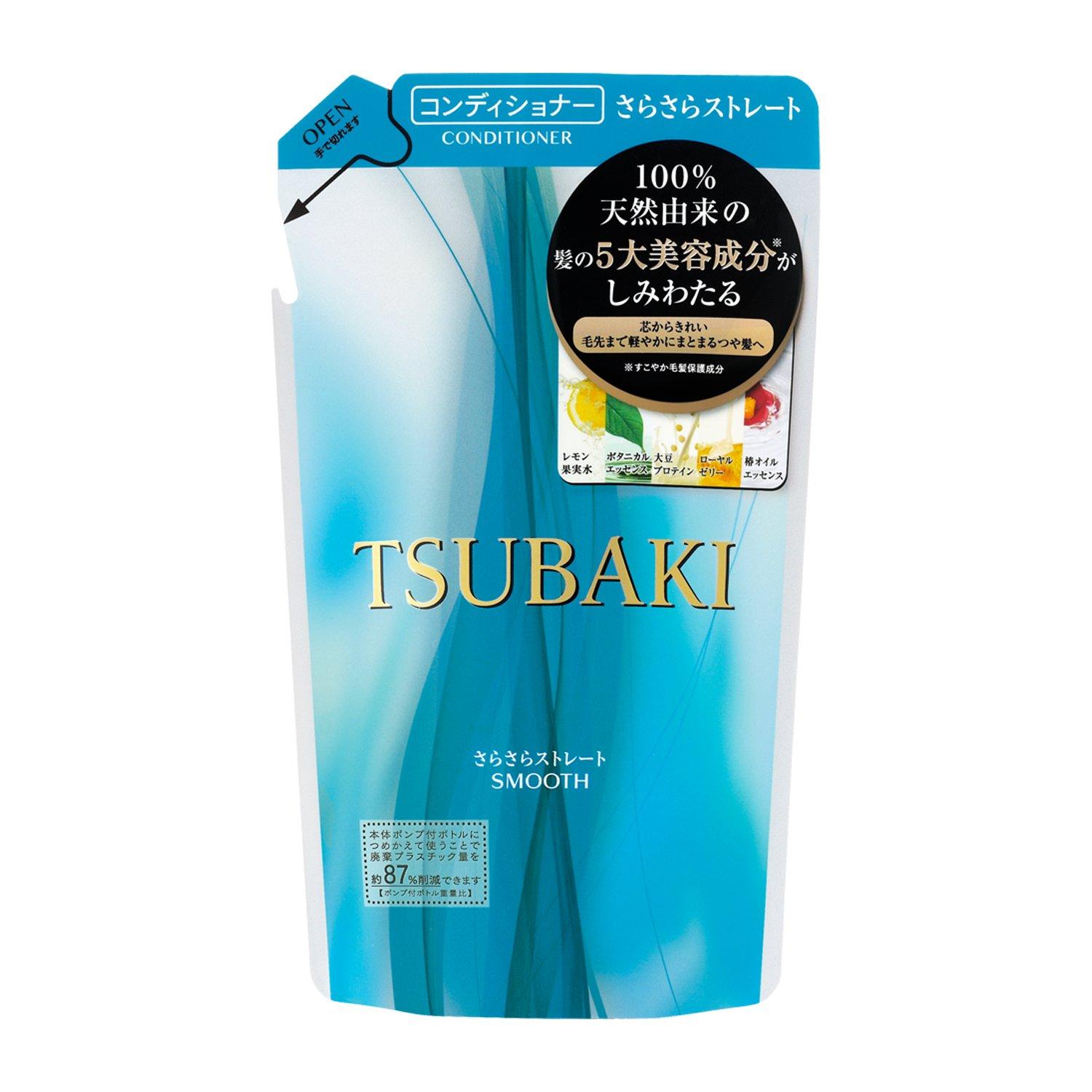 Shiseido Tsubaki Smooth Straight Hair Conditioner Refill 330mL