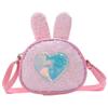 Adorable Korean Style Children's Cute Rabbit Sequin Shoulder Bag For Girls