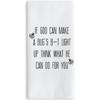 TNUW If God Can Make A Bug's Light Up Think What He Can Do for You Funny Christian Soft and Absorbent Kitchen Towels Dishcloth,Christian Hand Towels