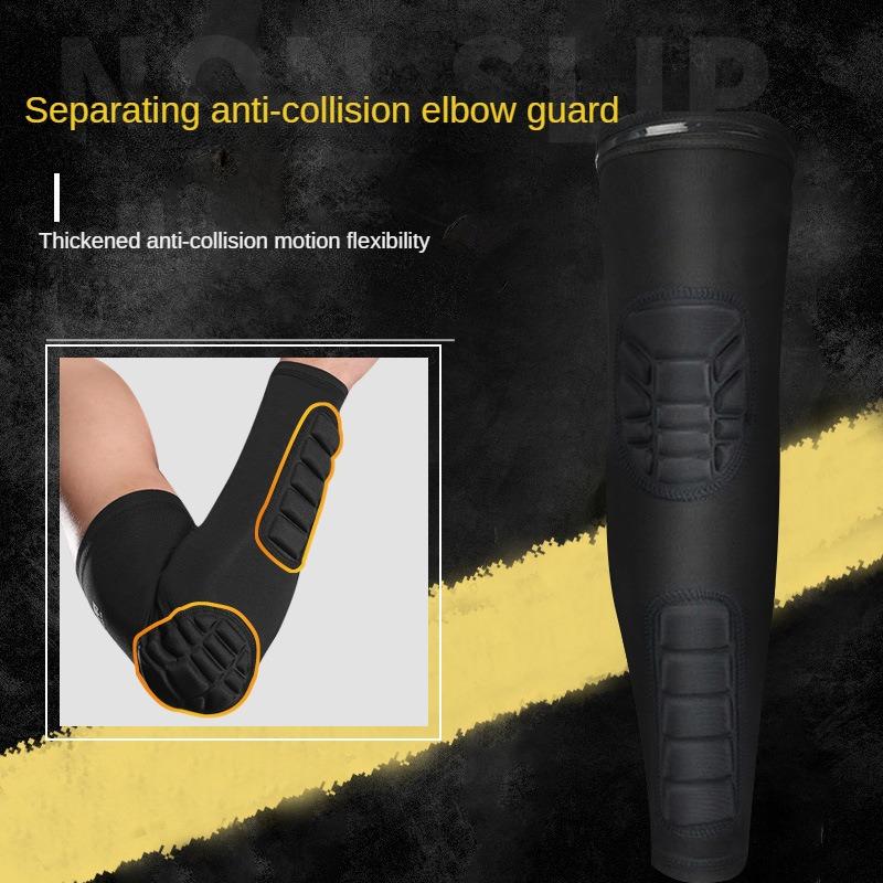 Gomitiere, Tute da Gattonamento, Equipaggiamento Protettivo per Basket e Football Americano, Equipaggiamento da Football Americano, Manicotti Protettivi per Giunture Anticollisione a Nido d'Ape per Uomo