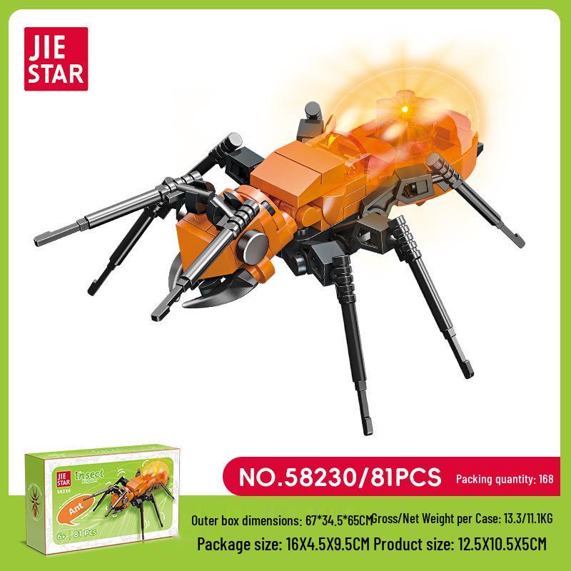 Jie Xing Educational Insect & Marine Animal Stacking Blocks Toy
