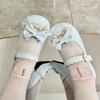 Japanese Lolita Shoes 2025 New Round Head Sweet Mary Jane Shoes with Skirt Lace Bow Lo Single Shoes Women