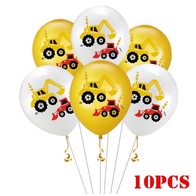 

10шт Грузовик Дети День рождения Украшение С Днем Рождения Латекс воздушные шары