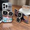 Cartoon Sunglasses Crayon Small New Apple 11 Mobile Phone Case iPhone11promax Feather Yarn 11 Couple 11 Bracket 11