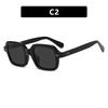 Vintage Punk Rivets Sunglasses Women Thick Frame Sun Glasses Fashion Jelly Color Square Sunshade Eyewear UV400  Oculos