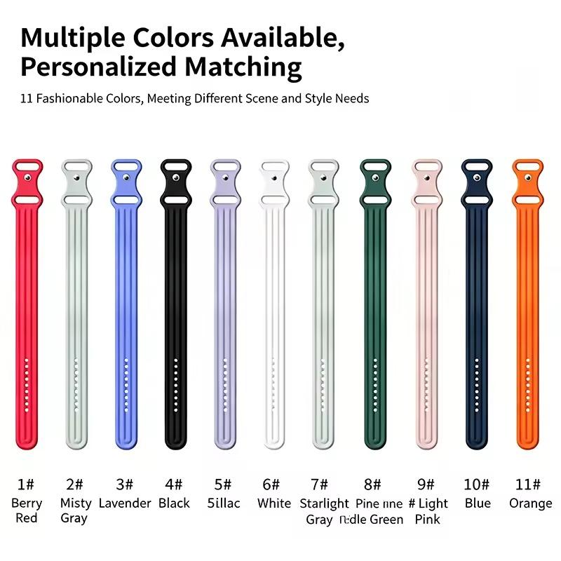 Einfarbiges Silikon-Sportarmband Kompatibel mit Google Fitbit Air Fitness-Tracker Armband für Aktive Wear