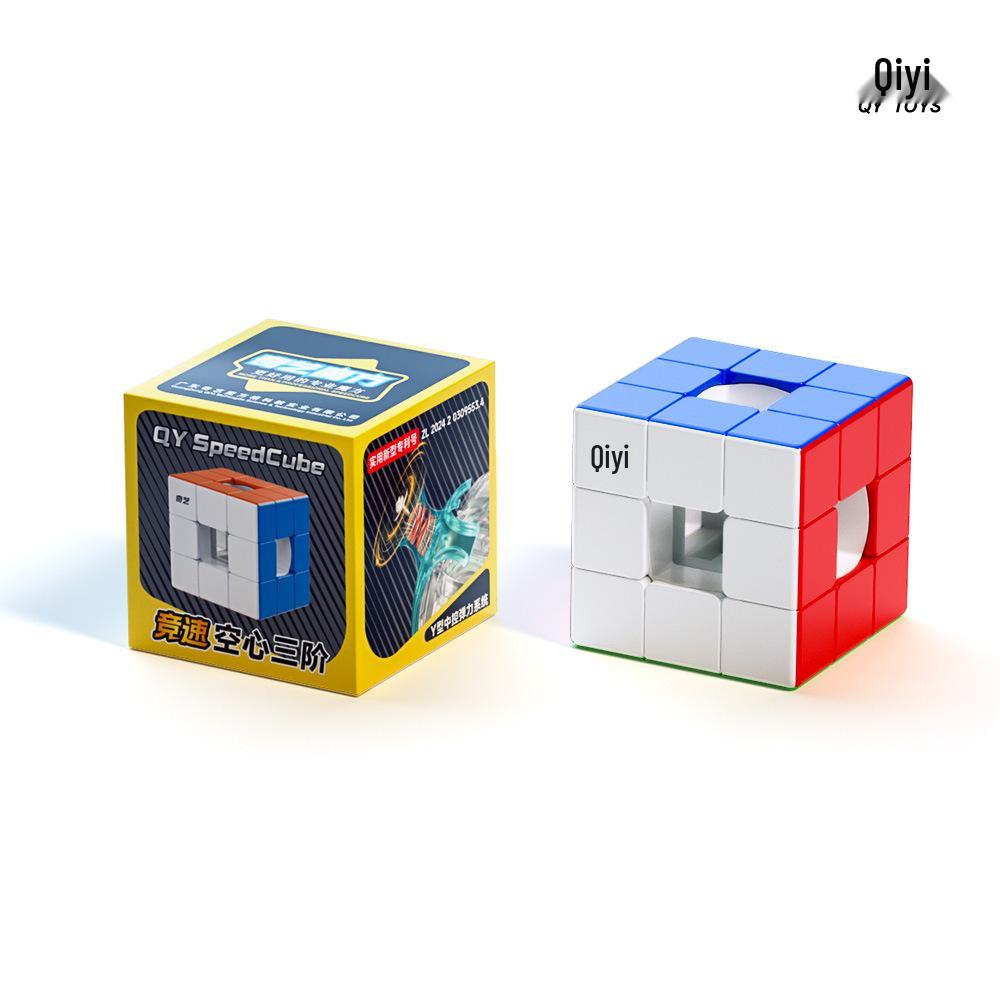 

Qiyi Speeding Hollow UV Магнитный 3x3 Магический Кубик-Пазл с Алмазной Поверхностью