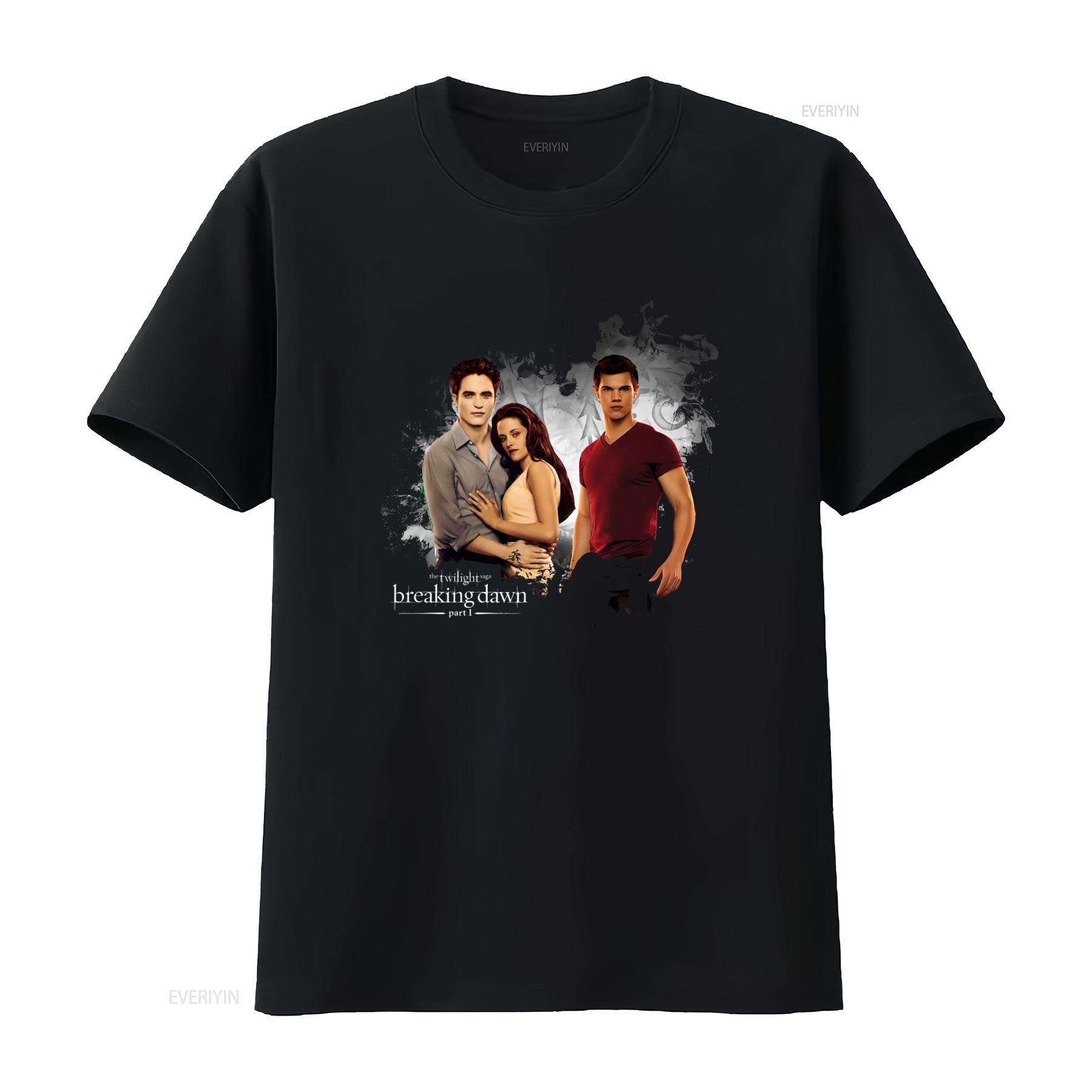 

The Twilight Saga Breaking Dawn Part 1 Jacob Edward Bella T Shirt Sz L 2011 vintage Washed Top For Everyday Wear Comfortable 4XL