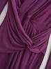 Elegant French Deep V-Neck Twisted Long-Sleeve Dress - Slimming Waist, Hip-Hugging Fit for Spring & Autumn