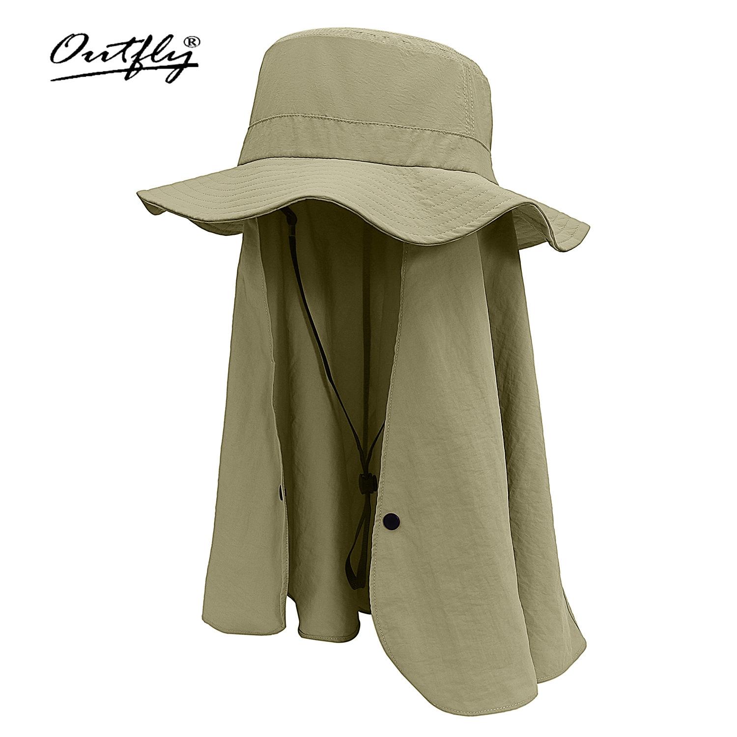 

New big shawl hat women s sunscreen hat big brim summer outdoor full face UPF50 + mask integrated big edge sun hat 55-58CM хакі