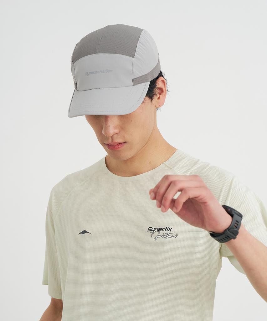 Goyoweeo [Synectics Friction] Air Grid Running Cap (Concrete Gray)