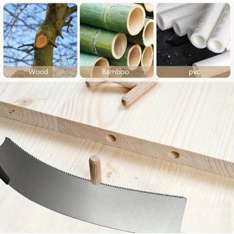 Japanische Handsäge, 10 Zoll Zugsäge, 17 TPI mit abnehmbarer Klinge, Holzsäge für die Holzbearbeitung, Gartenarbeit