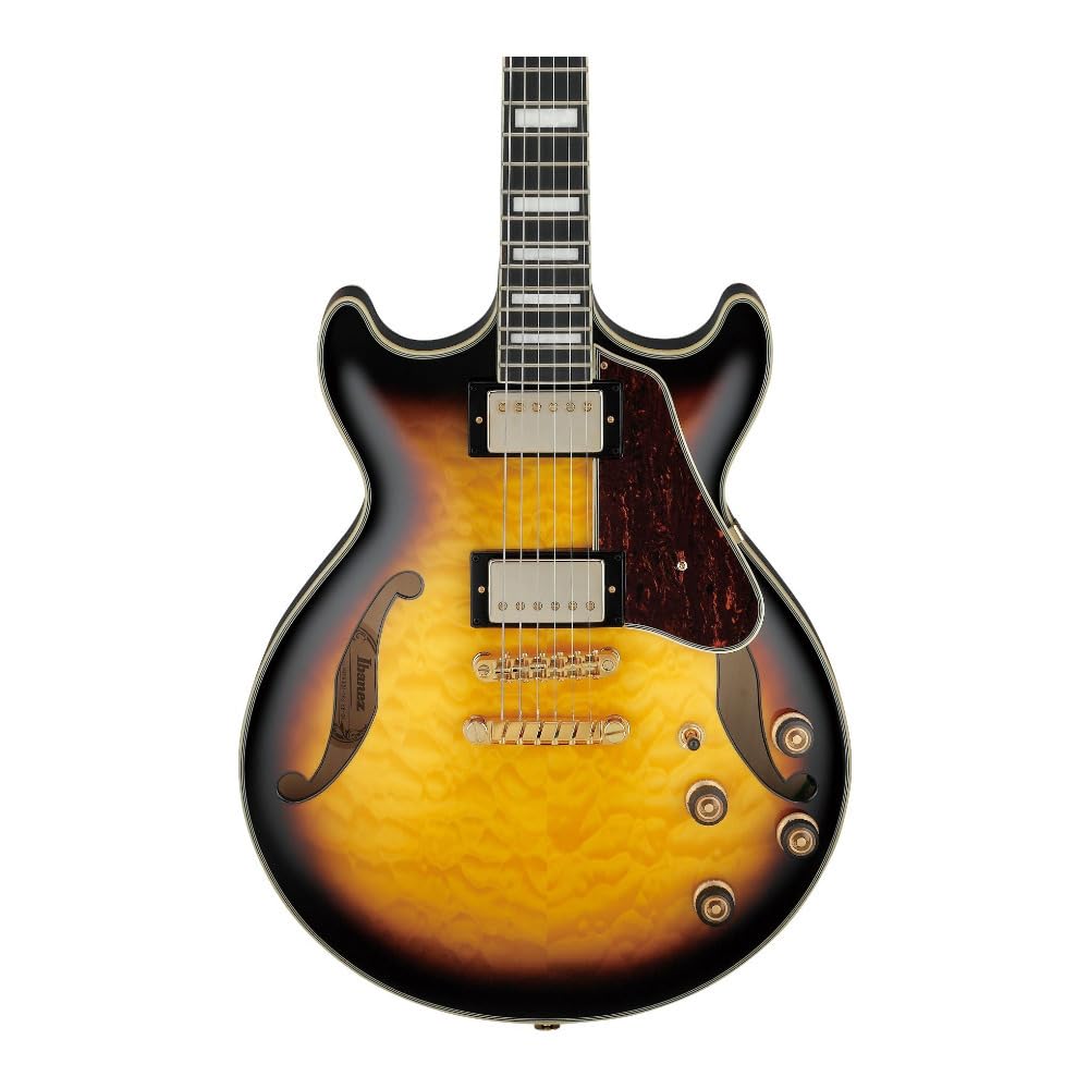 Ibanez AM93QM AYS Antique Yellow Sunburst guitar Electric guitar Ibanez Semi-acoustic
