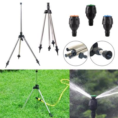 Garden Automatic Rotating Sprinklers 1/2" Female Thread Stainless Steel Tripods Lawn Orchard Irrigation Nozzles 350/550/650 L/H