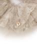Mira Owen Feather Volume Scrunchie 09WGG255548 BEG Free Size Women's