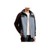 Anta Three In One Detachable Hooded Color Block Zipper Warm Water Resistant Jacket Men Outerwear Basic-Black Mens-Gray 152447629-4