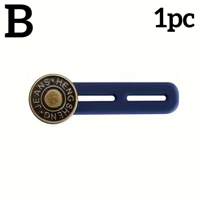 1-10pcs Jeans Buckle Extenders Waist Adjustable Metal Button for Pants Free Sewing Retractable Waistband Stretch Expander