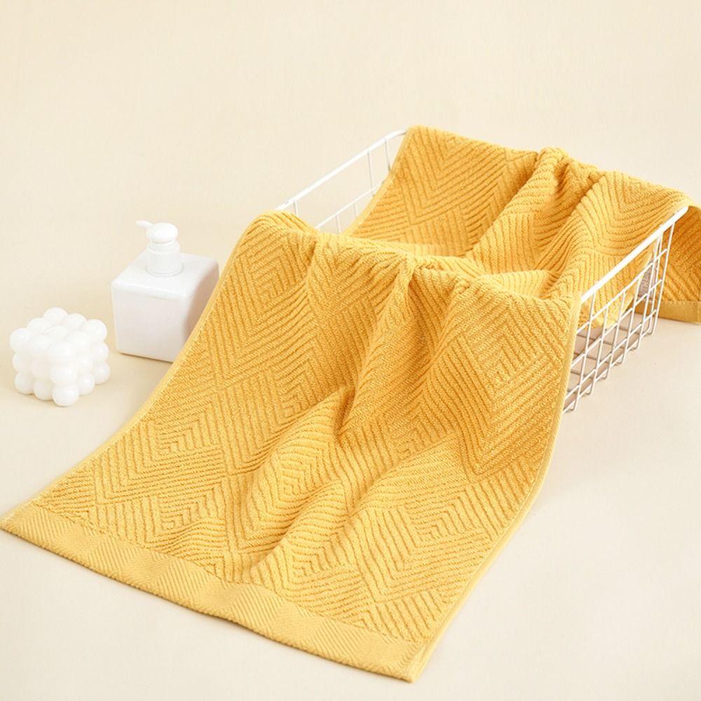 

Thickened Stripe Cotton Bath Towel 75x35cm Face Towel Gift Towel Hand Towel Face Wash зелёный