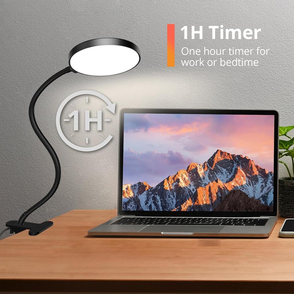 Xiaomi Schreibtischlampen LED Buchlicht USB Wiederaufladbar Leselicht Warm Kaltweiß Tageslicht Tragbar Flexibel Einfacher Clip Nachtleselampe