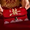 Multiple Patterns Wedding Embroidery Money Pocket Tassel Design Good Luck Brocade Red Envelope Best Wishes HongBao Blessing Bag