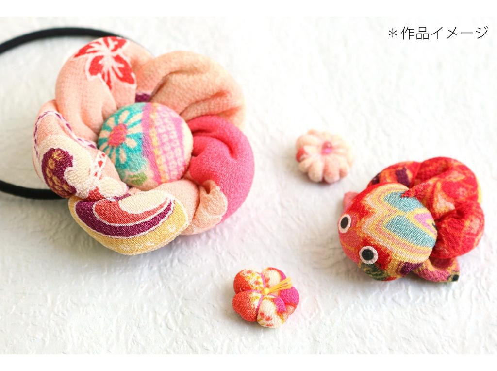 Nippon Chuko NBK Chirimen Craft Round Ichigoe Chirimen 15 Craft Supplies Pattern, 50mm, Pieces, S57G50,