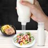 3Pcs 380ML Porous Condiment Squeeze Bottles for Ketchup, Salad, BBQ Sauce, Oil