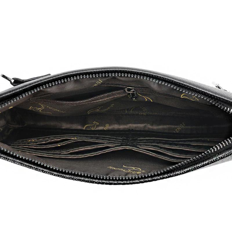 Crocodile Pattern Zipper Wristlet Bag PU Leather Men Clutch Bag Large Capacity Envelope Bag Money CellPhone Purses And Handbags