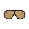 New Retro Big Frame Square Sunglasses Women Brand Black Gradient Cool Men Sunglasses One Piece Designer Pilot Sun Glasses