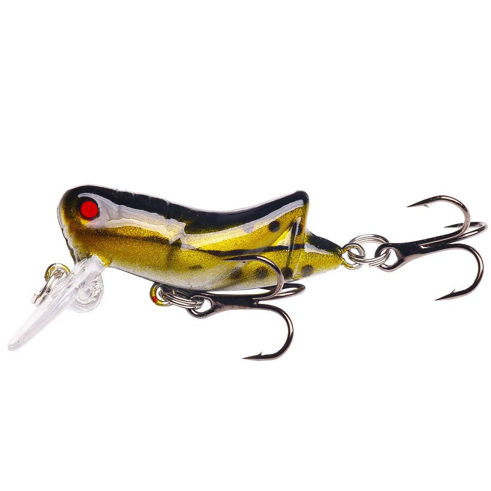 Бионическая приманка Кузнечик Поверхностная Тип5СМ3.5Г Дальний заброс Искусственная приманка для Желтобрюха, Окуня и Голавля, Специально Д 5CM-3.5G