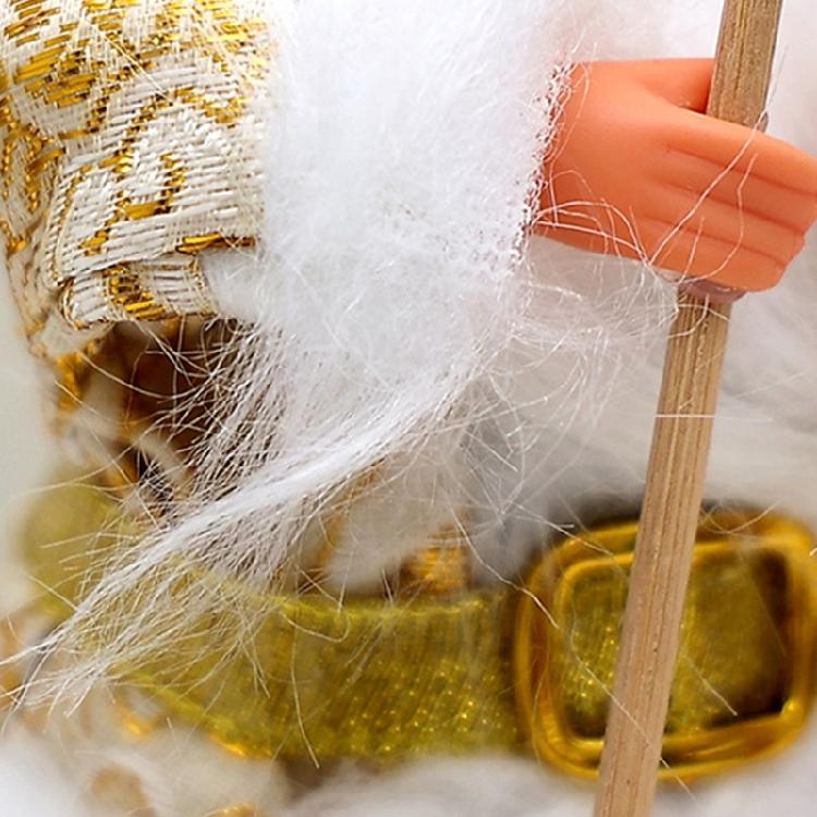 Enchanting Santa Skiing Display Portable Santa Skier Doll Festival Hanging Decorations for Celebration