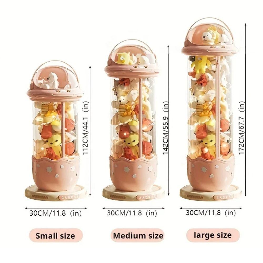 Plastic Plush Toy Storage Tube Moistureproof Children's Toy Storage Bucket New Doll Storage Box