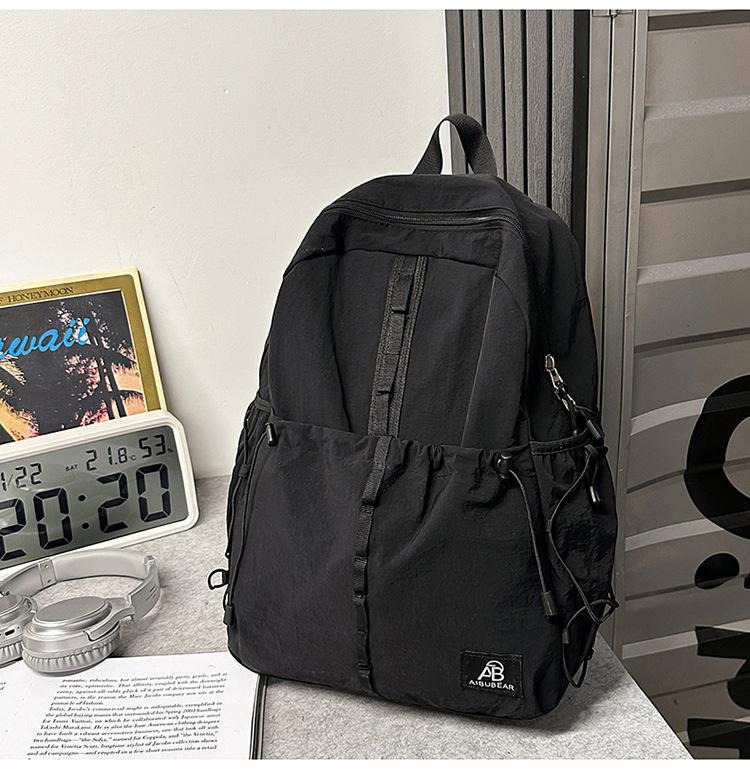 

New Ins Niche Style Drawstring Casual Fashion Backpack for Both Men and Women, Lightweight Travel, Large Capacity Backpack