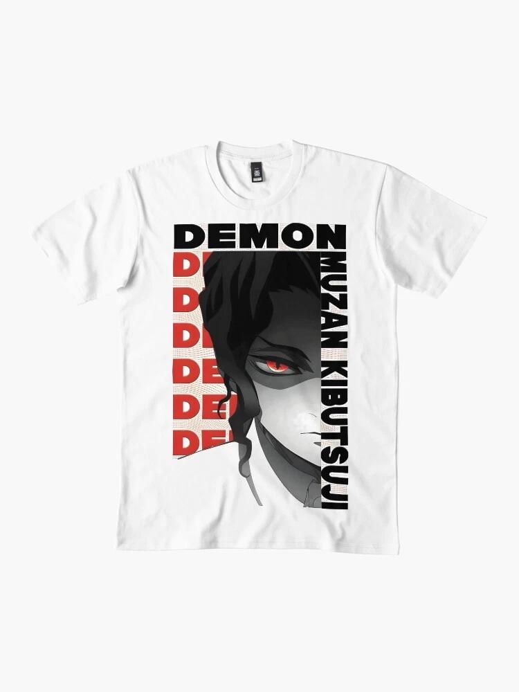Anime Demon Slayer Kibutsuji Muzan Basic Unisex T Shirt S