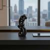 Tanzendes Paar Ornament 3D Gedruckte Umarmende Tänzer Figur, Minimalistische Abstrakte Statue Skulptur, Romantische Wohnkultur Dekoration für Zuhause, Büro,
