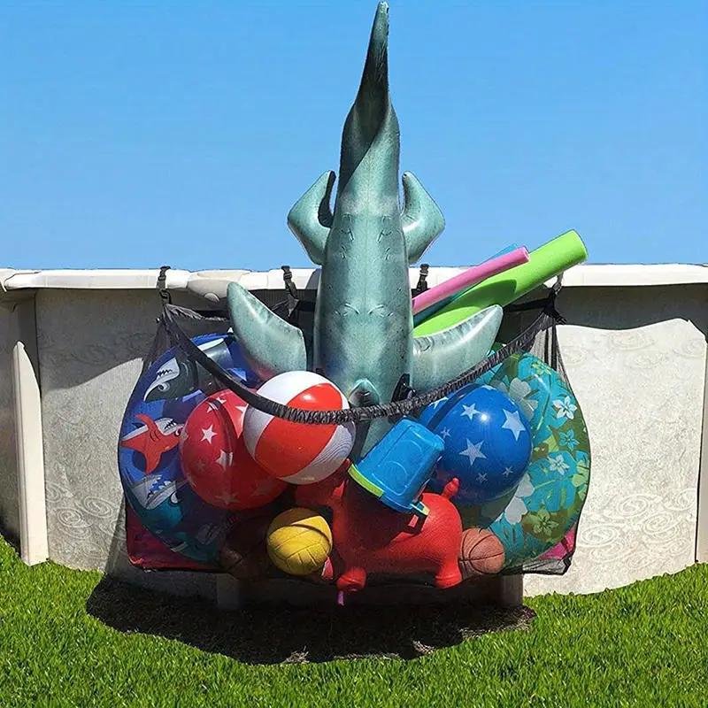 Pool Storage Organizer Bag Large Family Pools Swimming Outdoor Beach Items Giant Adult Pool Accessory Sea Beach Accessories