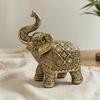 Office Desk Decoration Elephant Figurine, Luck Charm Sculpture, Versatile Indoor Outdoor Decor for Living Room Accents Car Tabletop Entryway