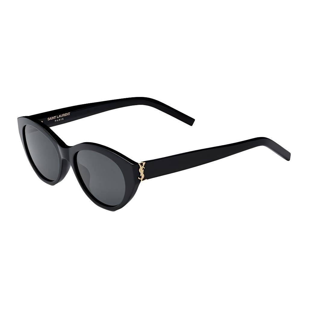 Saint Laurent Vollrand-Design Acetat Cat-Eye Sonnenbrille Unisex-Sonnenbrille Schwarz 822274-Y9956-1000 Basic Packaging-Eyeglass Case