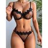 Women's Sleepwear  Spaghetti Strap Dress  Transparent Sexy Nightgowns Lace Slip Pajamas  Sexy Set Lingerie